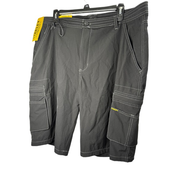 Stanley Other - Stanley Stretch Mens 38 Black Cargo Shorts‎ Workwear Casual Outdoor Pockets